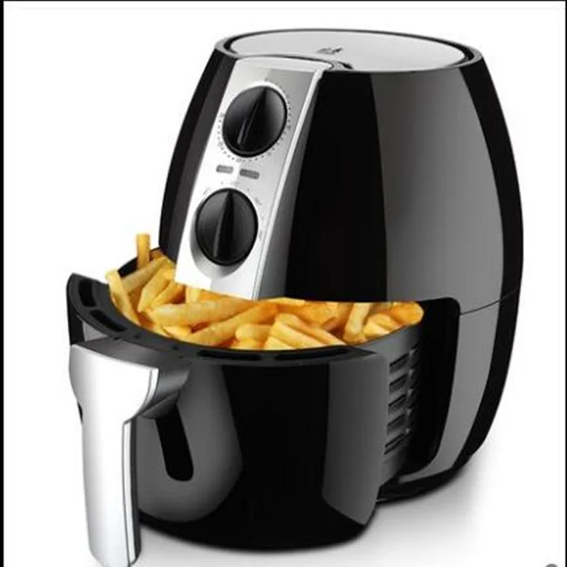 

220V 4.5L Intelligent Electric Deep Fryer Oil Free Smokeless French Fries Machine Electric Air Fryer Non-stick For Home Using