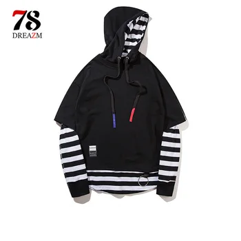 

2018 Fashion Hoodies Men Thick Hooded Sweatshirts hip hop spring Sportswear Hip Hop Streetwear Pullover Tracksuit