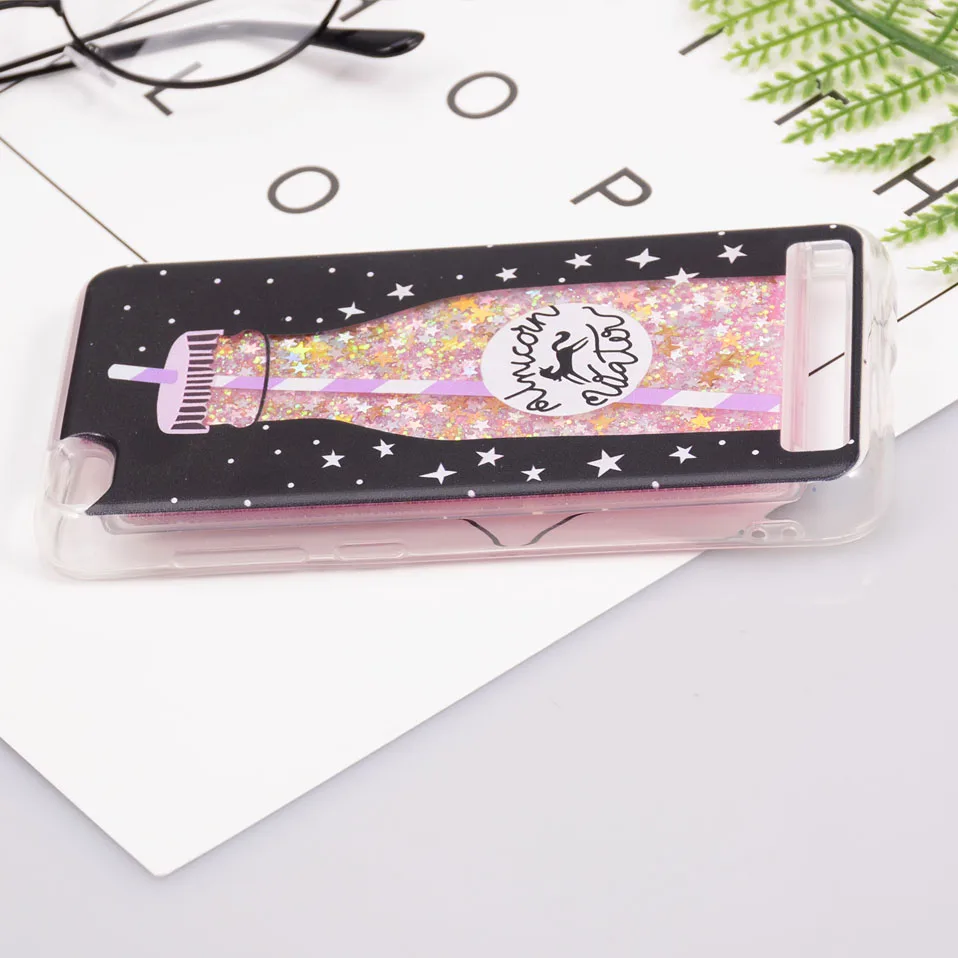 Reaoom for Xiaomi Redmi 5A Case Glitter Dynamic Liquid Colorful Star Quicksand Cute Bottle Unicorn Cover for Xiaomi redmi 5a     (10)