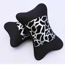 Подголовник автомобиля модный Леопардовый принт подголовник автомобиля подушка шеи качество вискоза Леопардовый принт подголовник автомобиля подголовник