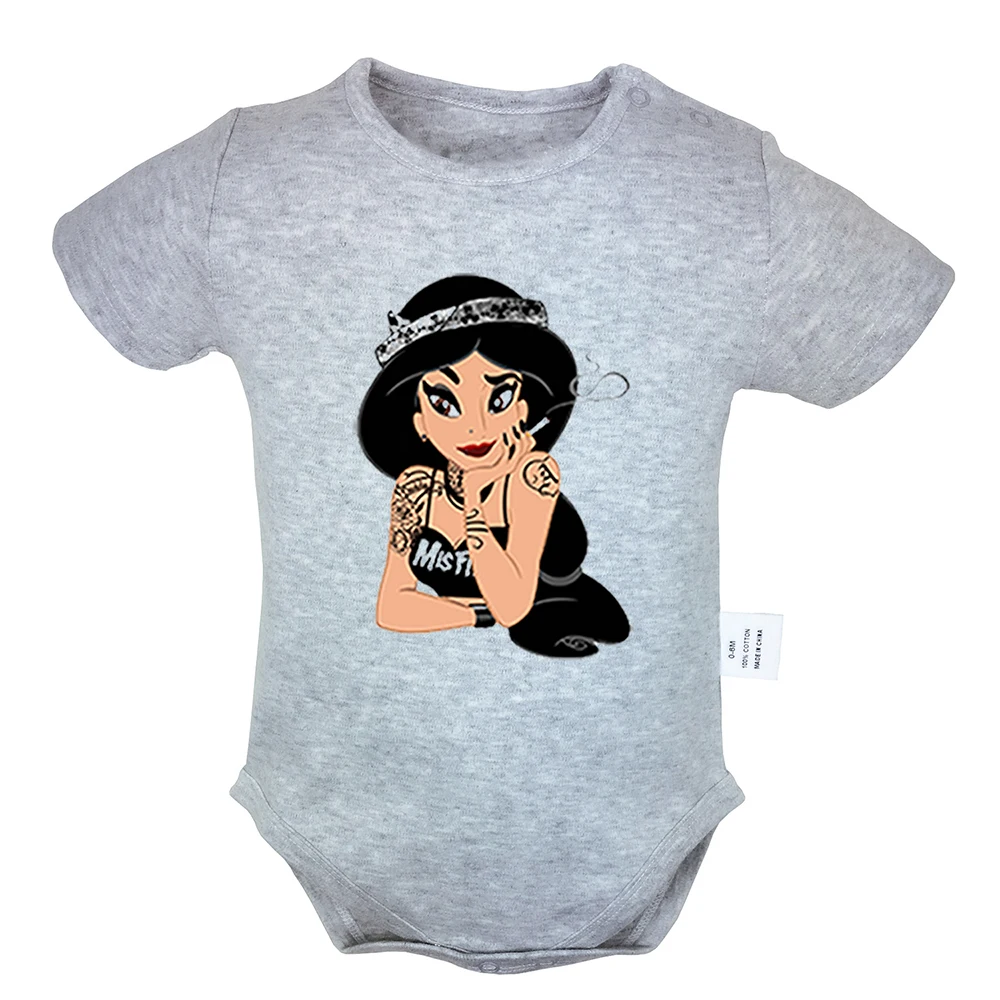 Аладдин и волшебная лампа Принцесса Жасмин Сейлор Мун дизайн новорожденных мальчиков и девочек униформа-комбинезон для младенцев Боди Одежда