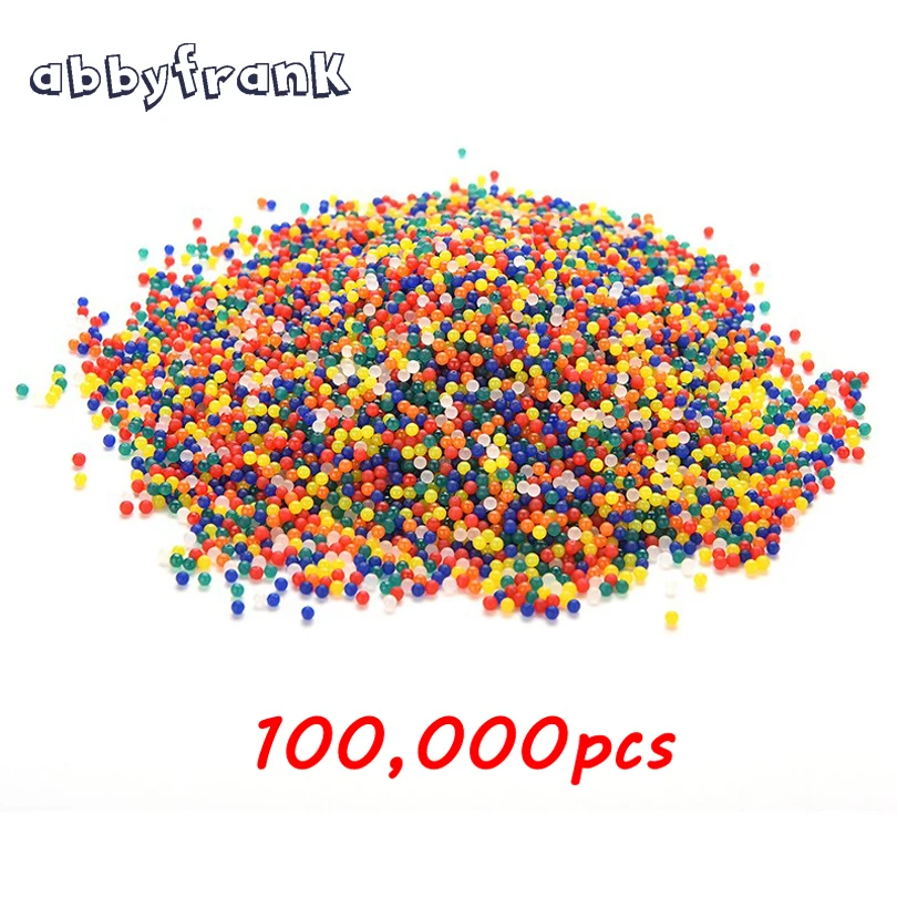 Abbyfrank 100000 шт. Мягкий Кристалл воды Пейнтбол пулемет игрушка Bibulou пневматический