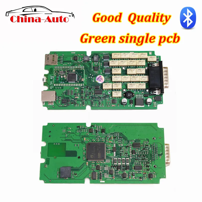

Super quality A+ single pcb board OBDIICAT-CDP TCS PRO bluetooth 2016.00/2015.03 keygen optional better than MVD/Multidiag