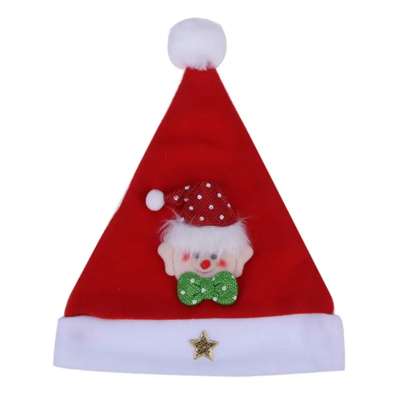 

Kid Cheer Christmas Hat Children Santa Claus Reindeer Snowman Cute Party Cap New Christmas Supplies Santa Hat