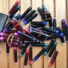 Много 60 шт JINHAO черные чернильные синие картриджи для фонтана ручка высокого качества