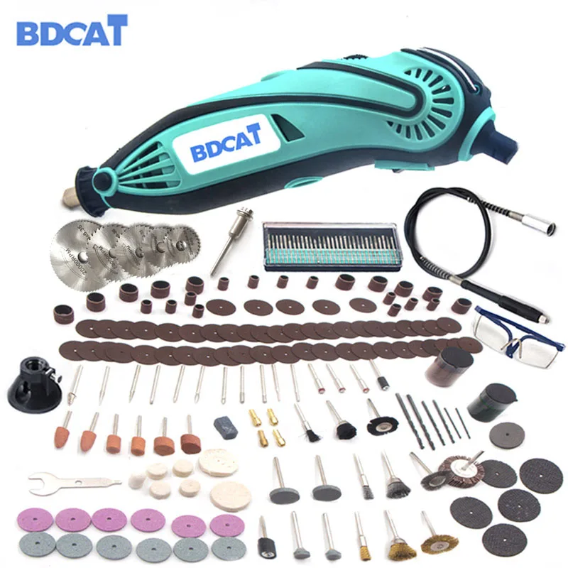 

BDCAT 2018 New Style Electric Dremel Mini Drill Polishing Machine Variable Speed Rotary Tool with 207pcs Dremel Accessories