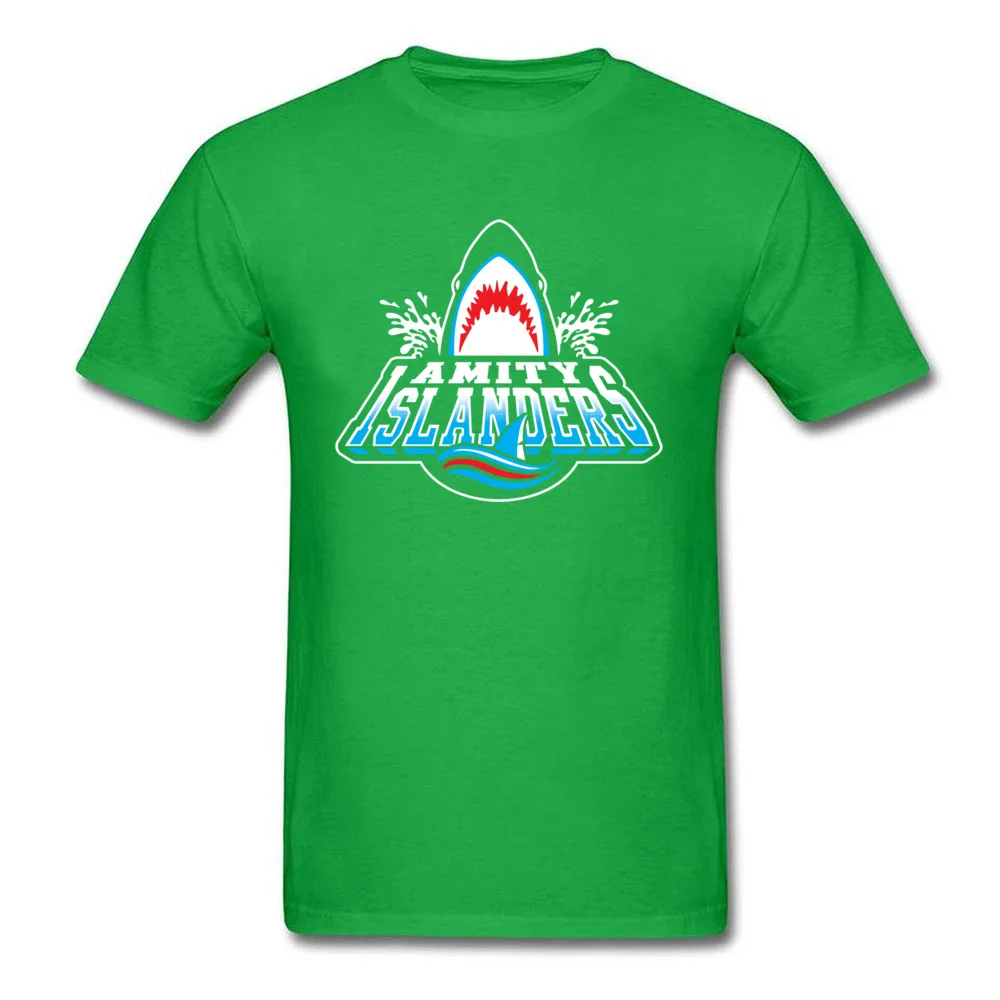 Oversized amity islanders 7023 Gift T-Shirt Crew Neck Cotton Fabric Mens Tops T Shirt Short Sleeve Tee Shirts Thanksgiving Day amity islanders 7023 green
