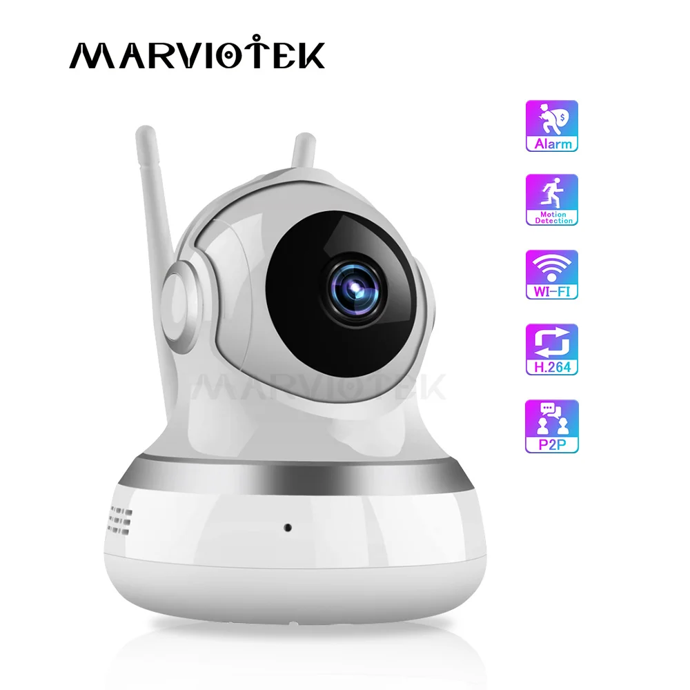 

IP Camera WiFi Home Security Mini Camera HD Night Vision Video Surveillance CCTV Camera 1080P Baby Monitor Wireless p2p 720P