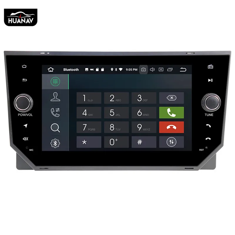 Perfect DSP Android 9.0 No Car DVD Player GPS navigation For SEAT Ibiza 2018 2019 Car radio player multimidia Auto stereo head unit tape 2