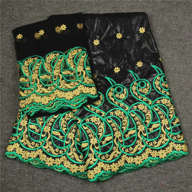 

New Arrival African Bazin Riche Getzner Fabric With Beads Brocade Lace Fabrics