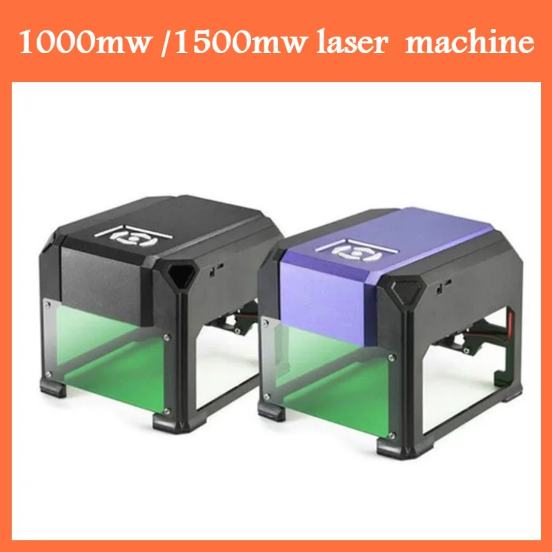 

Diy router laser cutter 1000mW 1500mW DIY Print laser engraving machine Mini lettering machine Custom logo 80*80mm working area