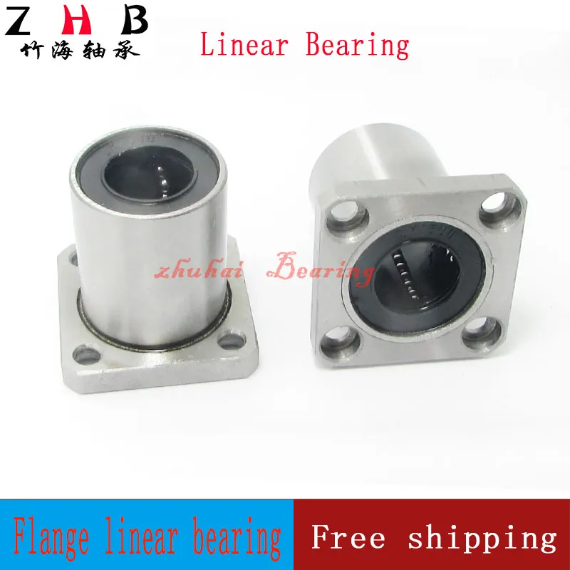 

4PCS LMK8UU 8mm flange bearing CNC Flange Linear Bearings Flange Linear Bush