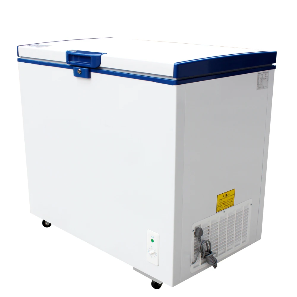 Folding Door Ice Cream Chest Freezer Milk Beer Beverages Cooler Mini