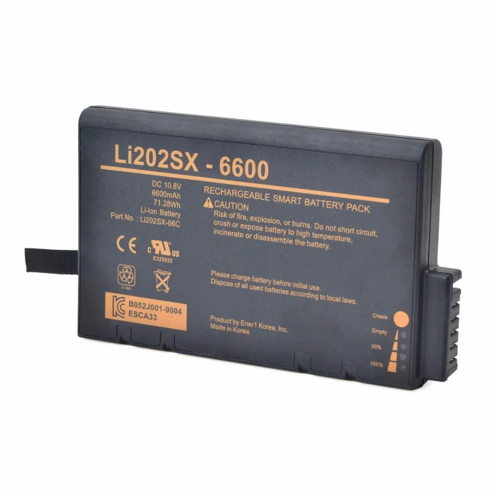 

6600mAH News Battery for TSI LI202SX LI202SX-6600 LI202SX-66C LI202SX-7200 LI202SX-7800 li202sx-78c 700028 EB200 9110 9350 9500