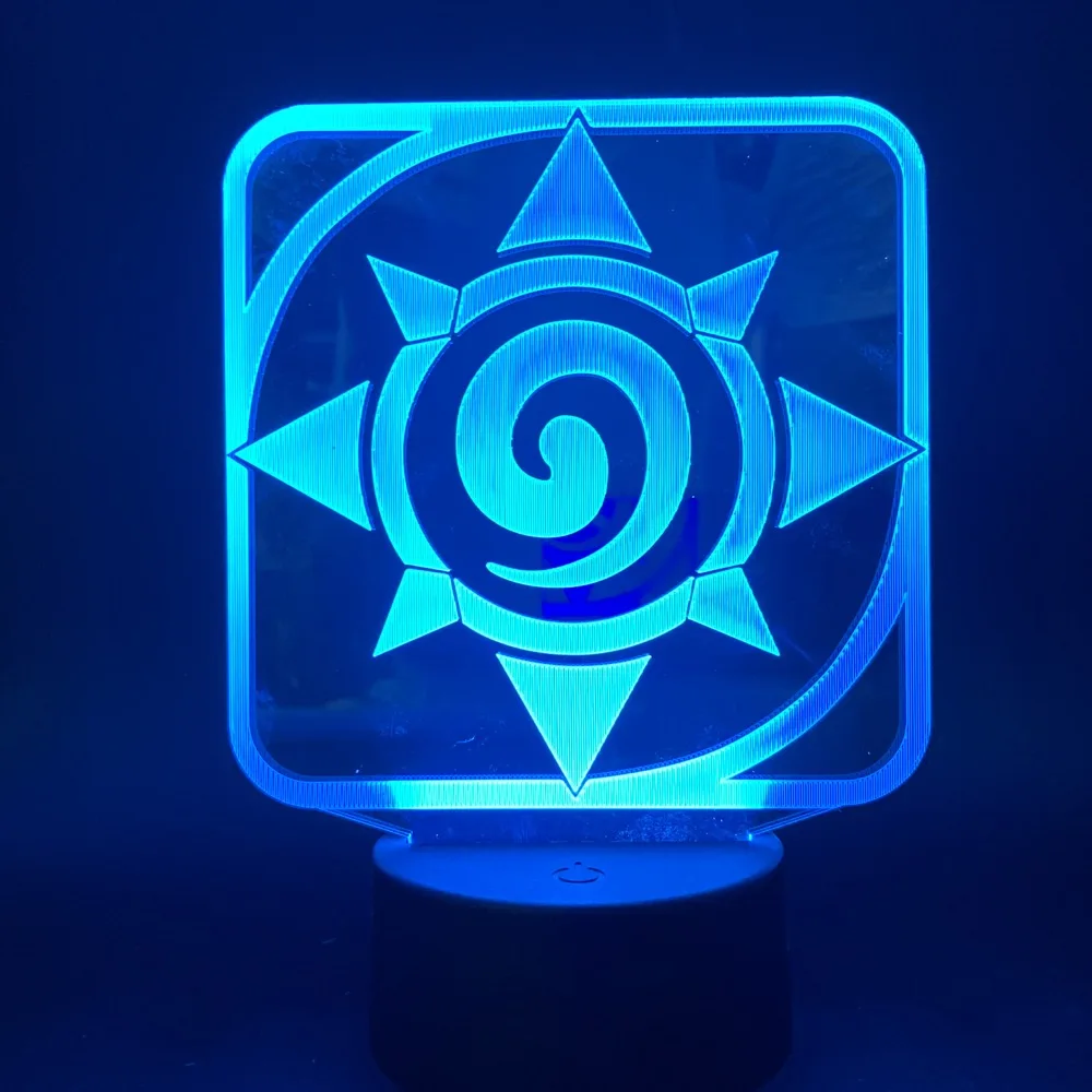 

3d Led Night Light Lamp Game Hearthstone Kids Bedroom Nightlight Touch Sensor Color Changing Table Lamp Bedside Dropshipping
