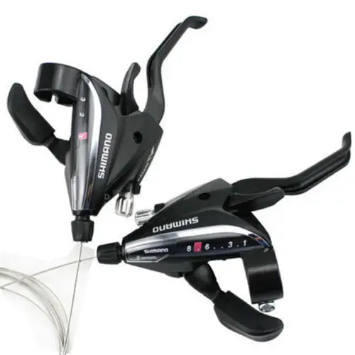 NEW SHIMANO ST-EF65-9 MTB Brake Levers /& Shifter Levers Set 3 x 9 Speed