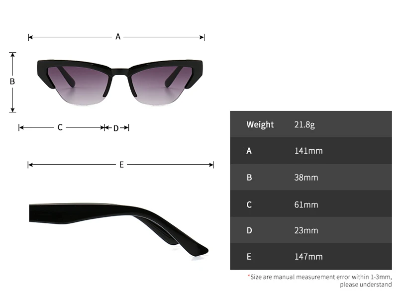 cat eye sunglasses 5133 details (1)