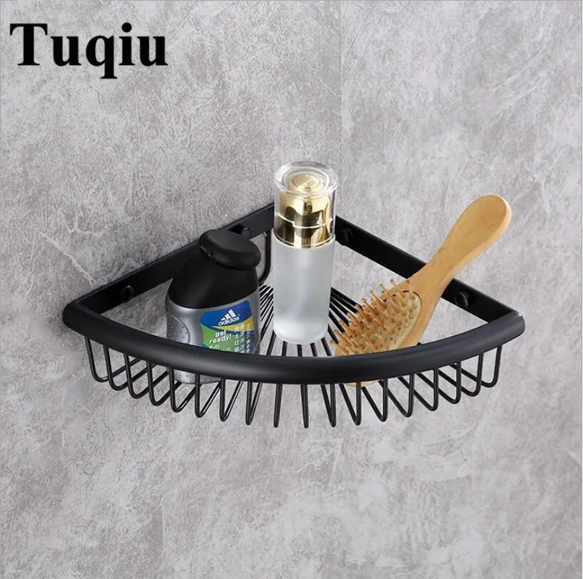 Bathroom Corner Shelves Antique Bronze/chrome/rose Gold/black Wall