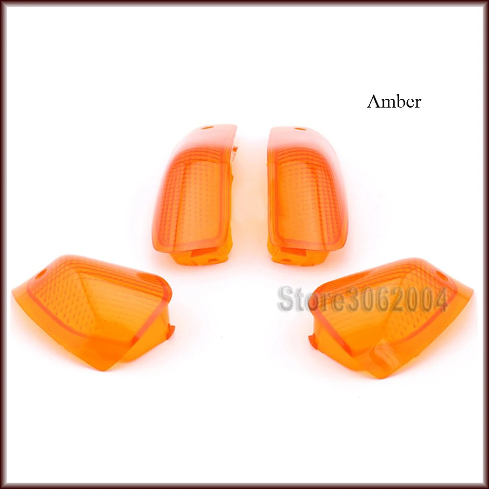 

For KAWASAKI ZZR400 1993-2003, ZZR600 1993-2008 Motorcycle Front&Rear Turn Signal Light Lamp Lens Cover