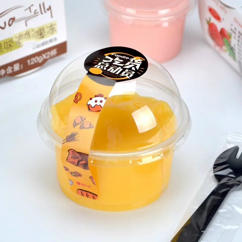 Disposable Dessert Cups Lids  Plastic Disposable Pudding Cup - 50pcs  Disposable - Aliexpress