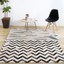 Скандинавские геометрические гостиной радиальные ковры импортная кожаная мозаика ковер гостиная спальня комната ковер можно настроить