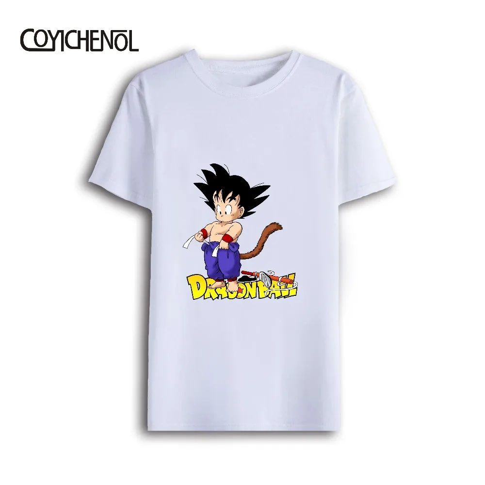 

Fashion Dragon Ball wukong print T-shirt creative men tops short Sleeve Model o-neck t shirt COYICHENOL