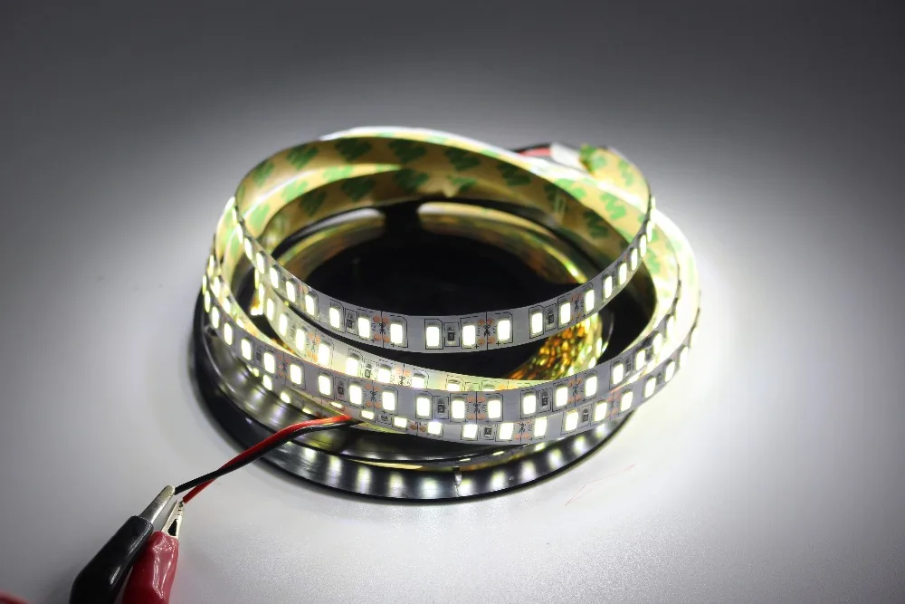 Светодиодная лента s/m 120 светодиодов 12 В 5730 SMD белый теплый 1 м 2 3 4 5 для потолочного