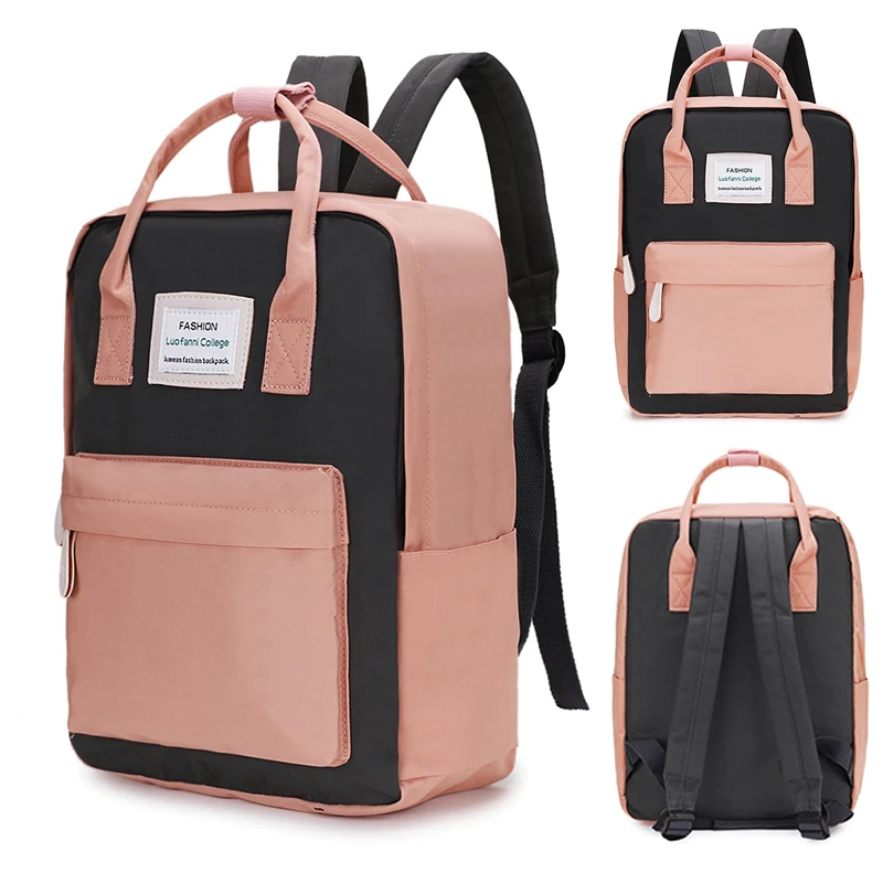 2019 Japón moda mujeres Mochila impermeable de lona Mochila de viaje de mujer chicas adolescentes hombro bolsa Mochila mujeres Mochila 2019 Japón moda mujeres Mochila impermeable de lona Mochila de viaje de mujer chicas adolescentes hombro bolsa Mochila mujeres Mochila