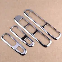 CITALL Серебряная Автомобильная дверь подлокотник панель ручка держатель окно Лифт кнопка включения Крышка Накладка для peugeot 3008 2009-2013