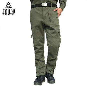 

Military Tactical Army Uniform Combat Pants Male 101 Airborne Casual Cotton Trouser Multi Pocket Male Men's Pants Plus Size