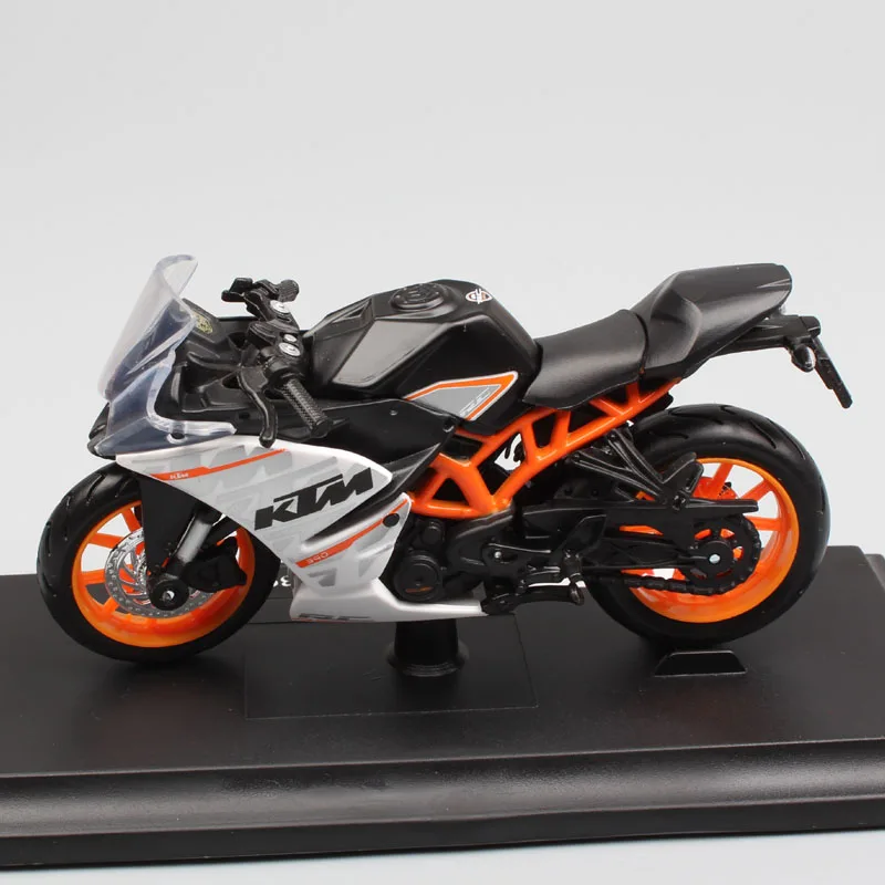 1:18 Масштаб миниатюрный мото KTM RC390 мото rcycle литье под давлением металлическая модель спортивный велосипед гоночный мото rbike авто автомобиль подарок игрушка для ребенка