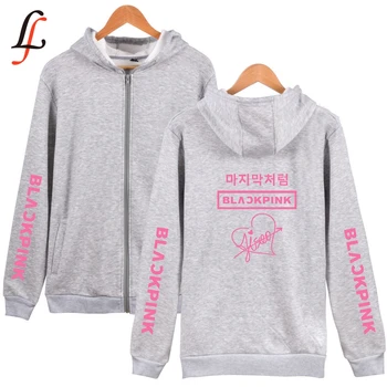 

2019 New Print Popular Blackpink Hoodies Harajuku Women/Men Hoodie Sweatshirt Zipper Jacket Hot Sale Streets Fashion Tops 4XL