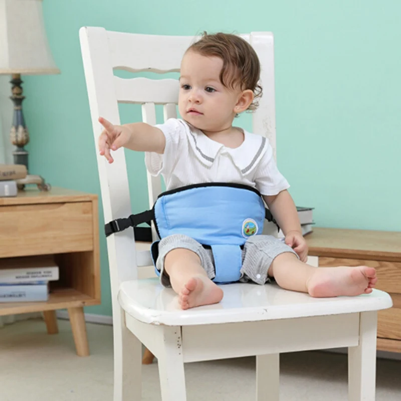 Портативный Детские стул для новорожденного сиденье Детская безопасность ремень обеденный стул/ремень безопасности Кормление высокий стул жгут Babychair сиденье