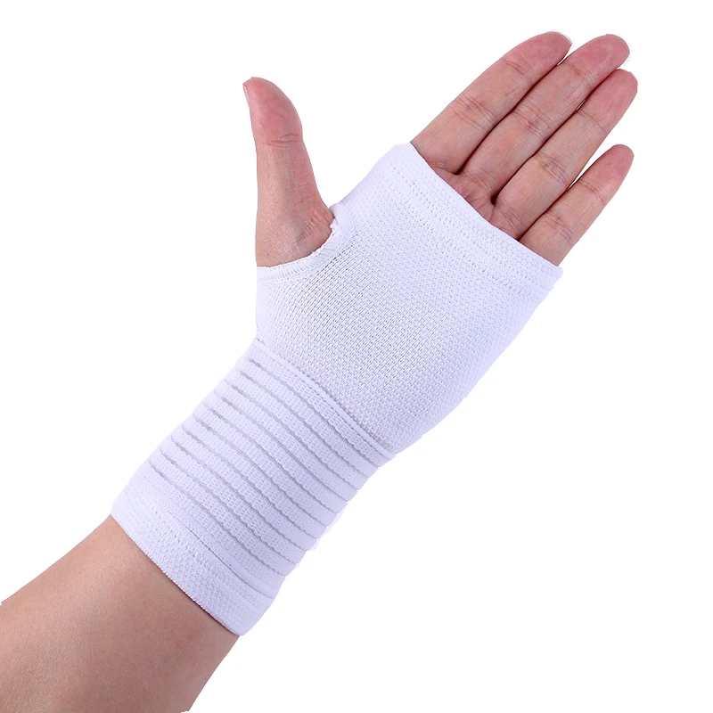 

1pcs fitness exercise palm support pad tennis badminton wrist straps gym hand brace elastic adjustable bandage 4 COLORS #ST6804