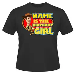 Вуди из «Истории игрушек» персонализированная футболка для девочек на день рождения идеальный подарок/подарок для мужчин и женщин унисекс