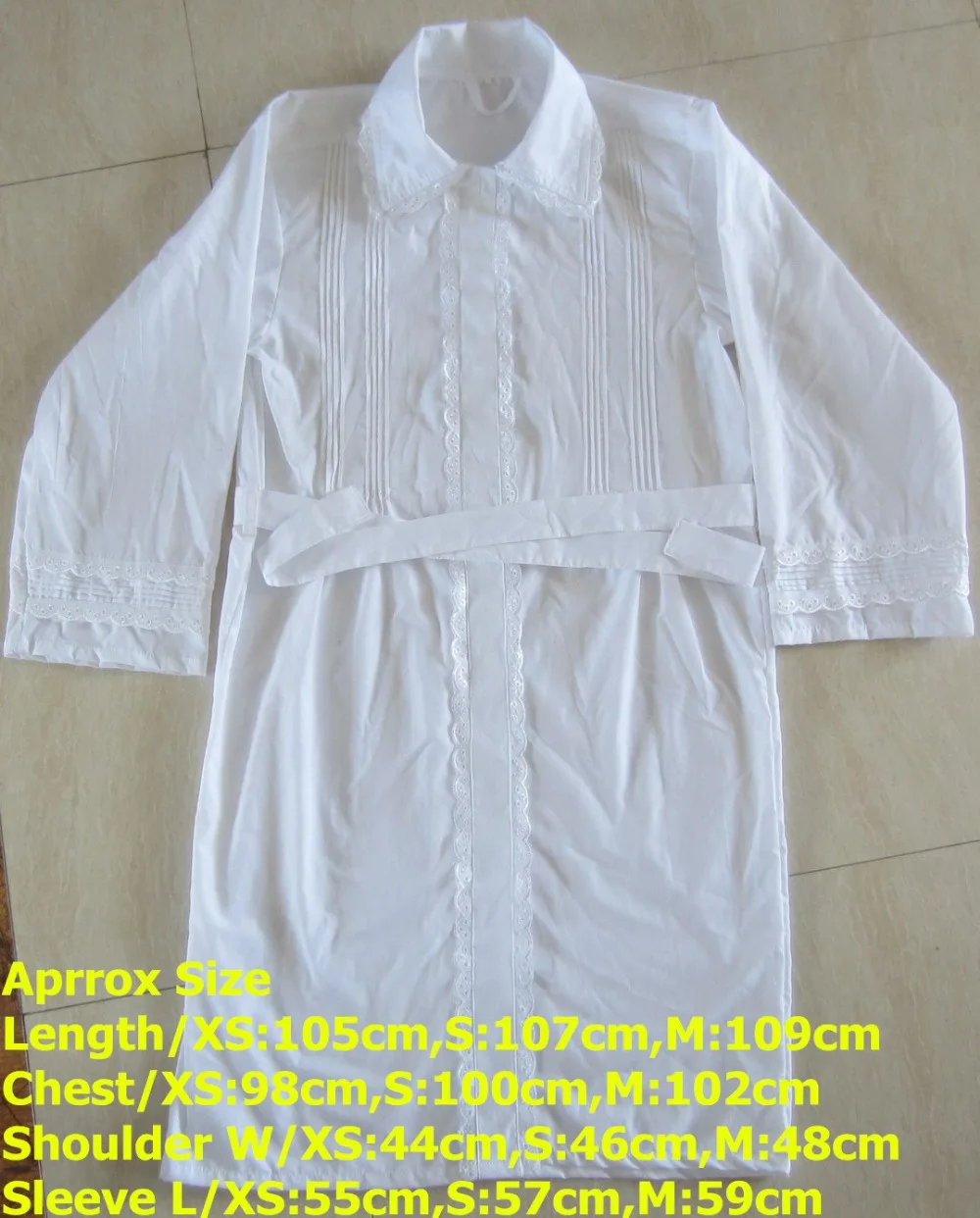 Holidays White Kittel Jewish Robe Feast Kitel Gift Size Sizes XS, S, M -  AliExpress
