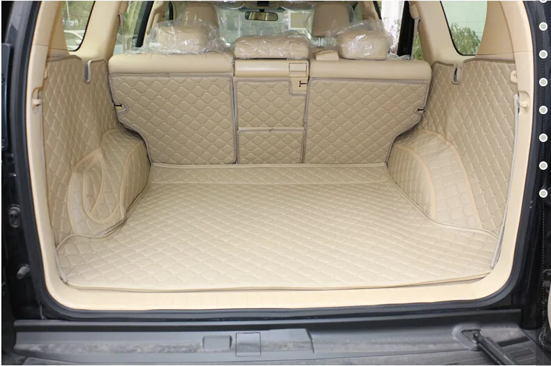 Хорошее качество! Специальные автомобильные коврики для багажника Toyota Land Cruiser Prado 150-2010 5 мест водонепроницаемый коврик для багажника