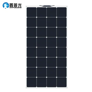 

Xinpuguang ETFE Solar panel 100W 18V sunpower Durable & Waterproof placa solar For Travel & Boat & RV High Quality china