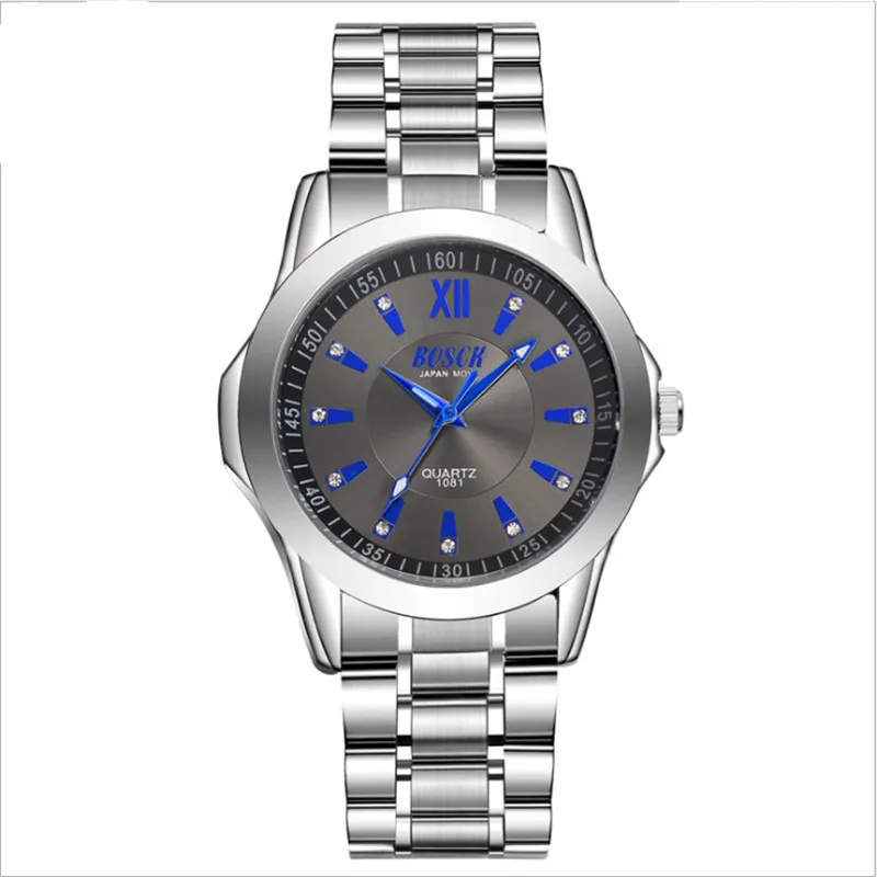 

men New Fashion Mechanical Watch Stainless Steel Concise Casual Luxury Business Wristwatch