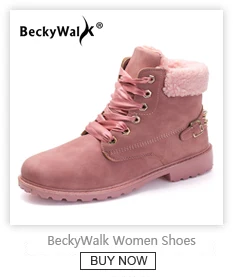 BeckyWalk/женские сапоги; женские облегающие зимние высокие сапоги; водонепроницаемые теплые зимние сапоги для девочек; женская обувь; женские теплые сапоги; botas mujer; WSH3105