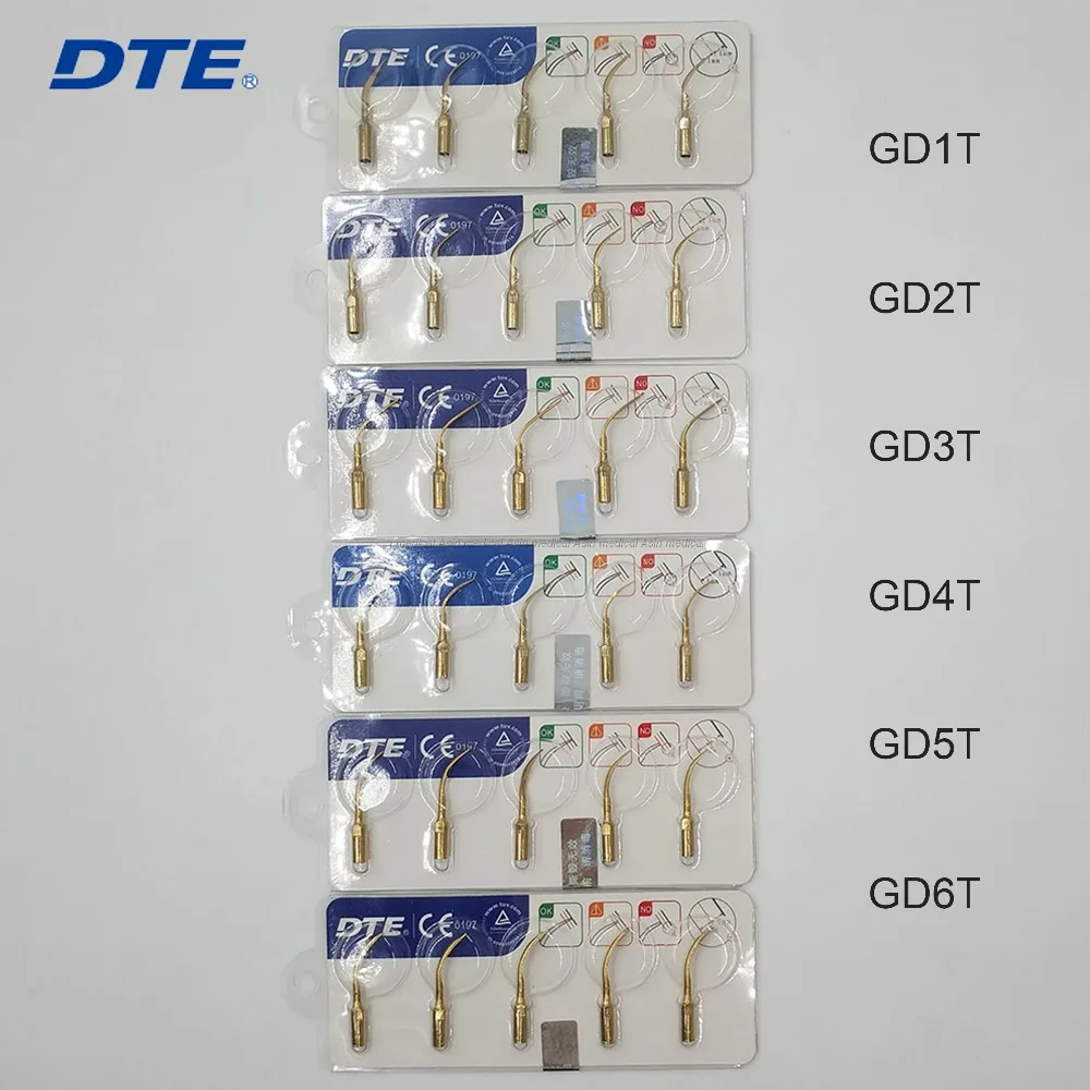 5 шт. оригинальные DTE стоматологические Скалки для Satelec NSK ультразвуковой скалер