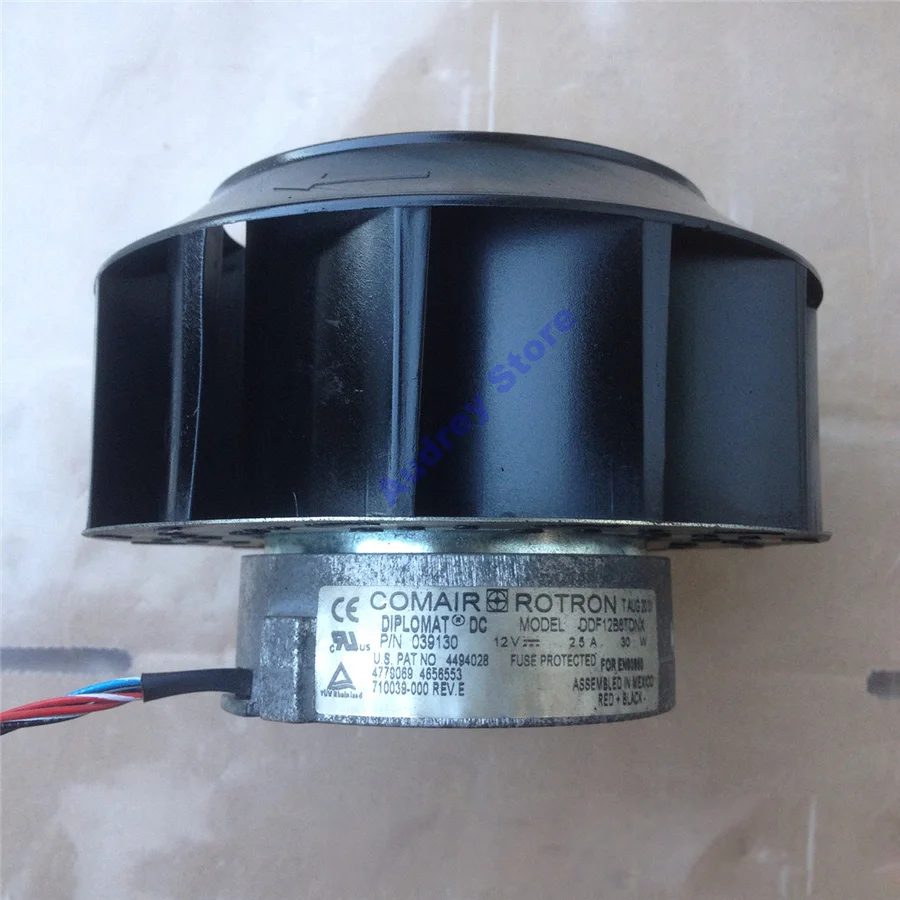 

COMAIRROTRON DDF12B6TDNX 12V 2.5A 30W 13.5CM Centrifugal Wind Turbine Circular Fan air blower