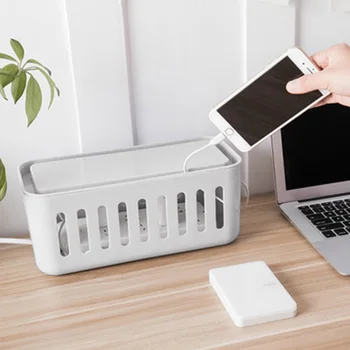 

Creative collection Cablebox Power wire cable storage box Desk top power line socket data line boxs
