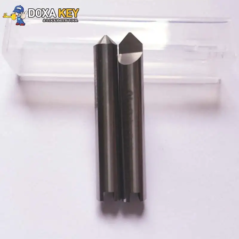

2pcs/lot W106 carbide dimple Key Cutter 90degree 0.6mm tip spade drill bit replace SILCA TRIAX QUATTRO key cutting machines