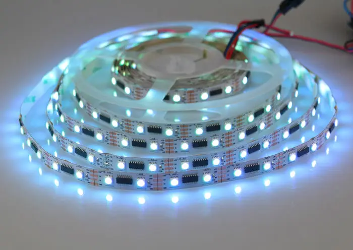 Светодиодная лента lpd8806 rgb 5 В м ic встроенный smd 5050 контроль 32 48 пикселей/м