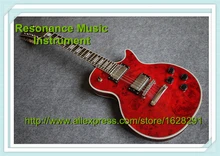 Hohe Qualität Totholz Körner LP Kundenspezifische Elektrische Gitarre 12 Strings Linkshänder Erhältlich