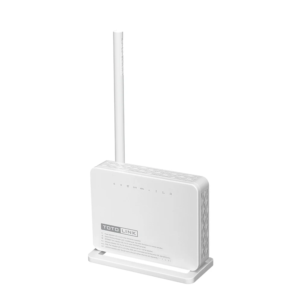 TOTOLINK ND150 150Mbps Multi-functional Wireless N ADSL 2+ Modem Router with RJ11 WAN Port