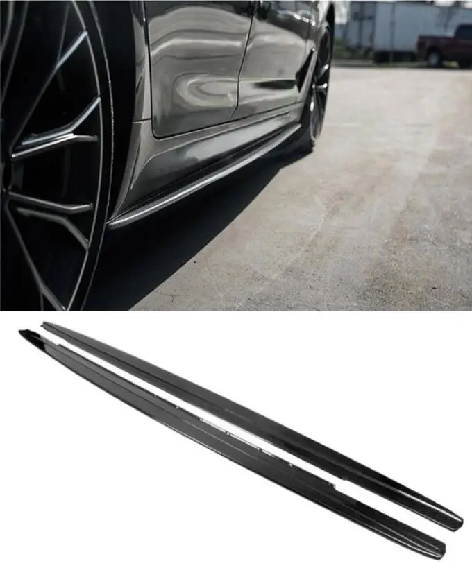 

Carbon Fiber Side Body Skirts Kit Lip Splitters Bumper Cover FOR BMW G30 5 Series 528i 530i 540i 2017 2018 2019 2020