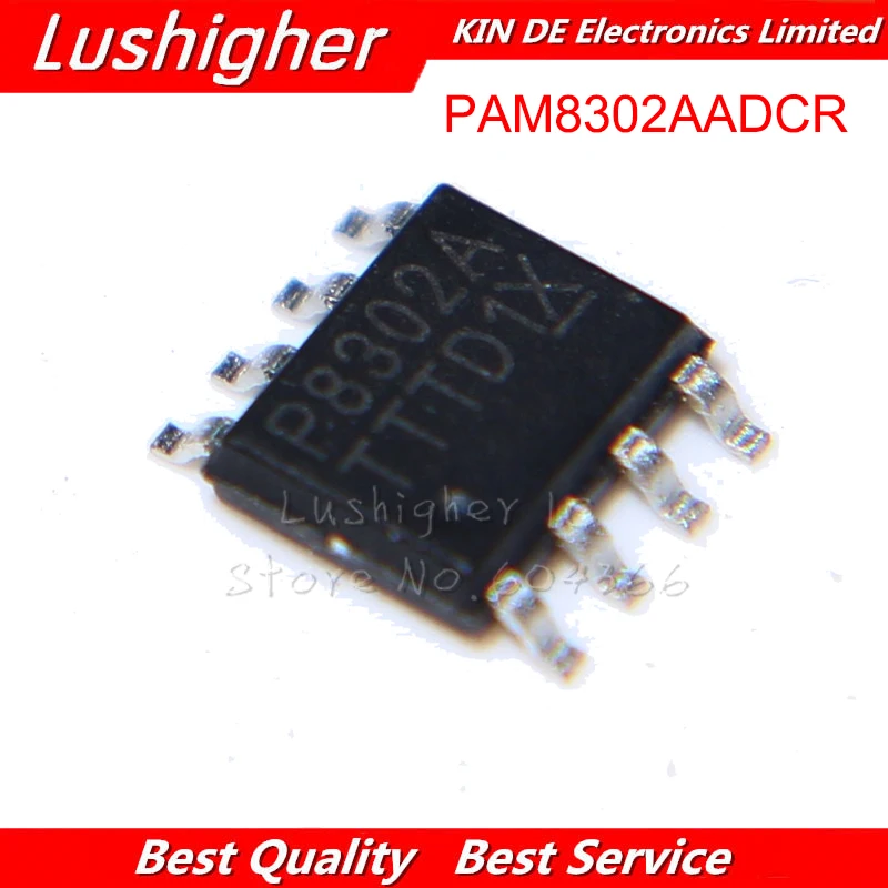 20 шт. PAM8302AADCR PAM8302A SOP-8 P8302A SMD PAM8302AADC | Электронные компоненты и принадлежности