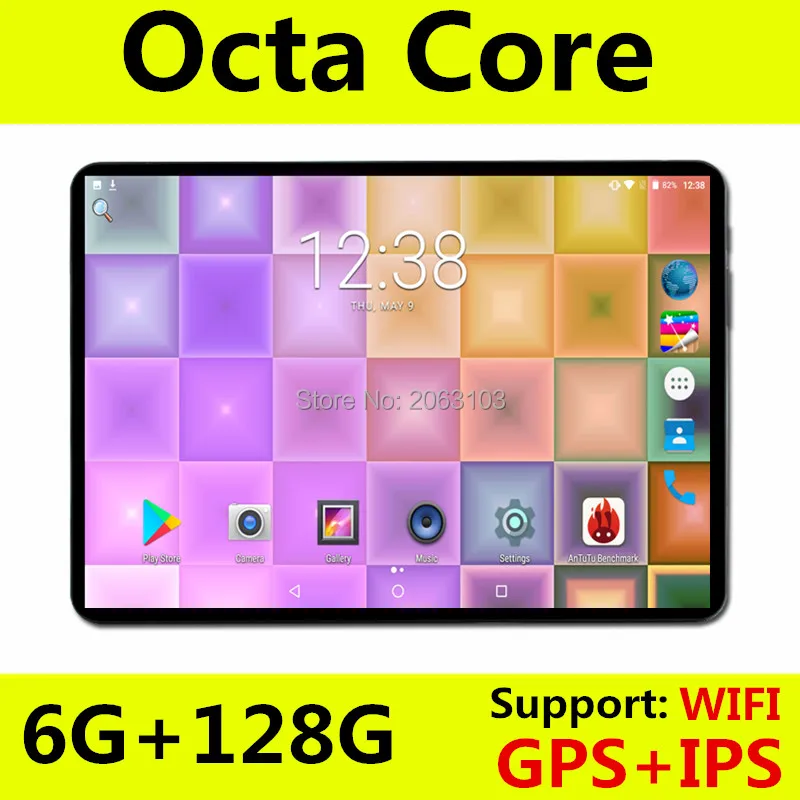 S106 Android 8.0 tablet PC 3G 4G tablet Octa Core Super tablets RAM 6GB ROM 64GB 128GB Bluetooth Wi